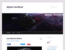 Tablet Screenshot of albator.info